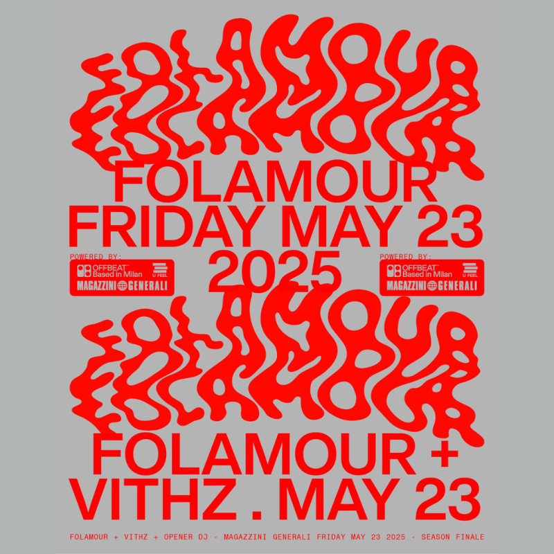 Folamour live ai Magazzini Generali il 23 maggio
